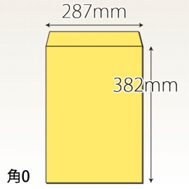 【既製品】角0(287x382mm)（〒枠なし）